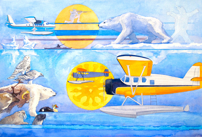 Bush-planes open up and change the history of the Arctic region.