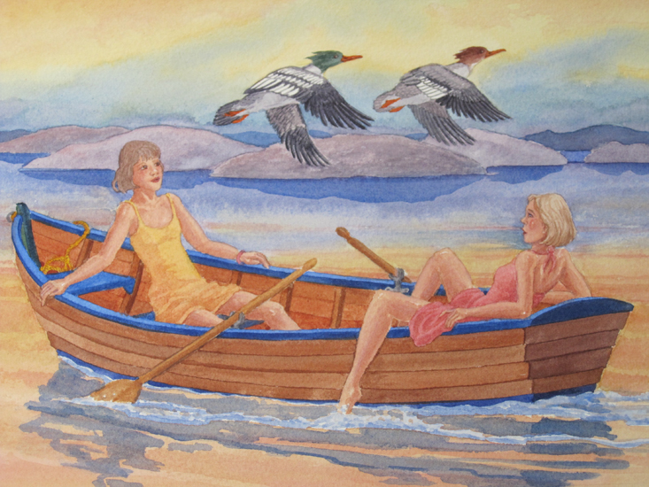 East Coast Dory Girls & Ducks.