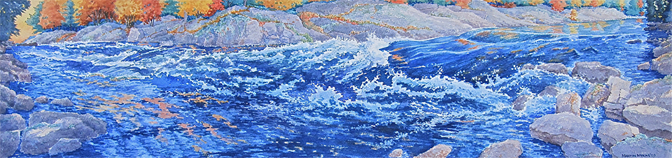 Fall along a Muskoka watercourse.