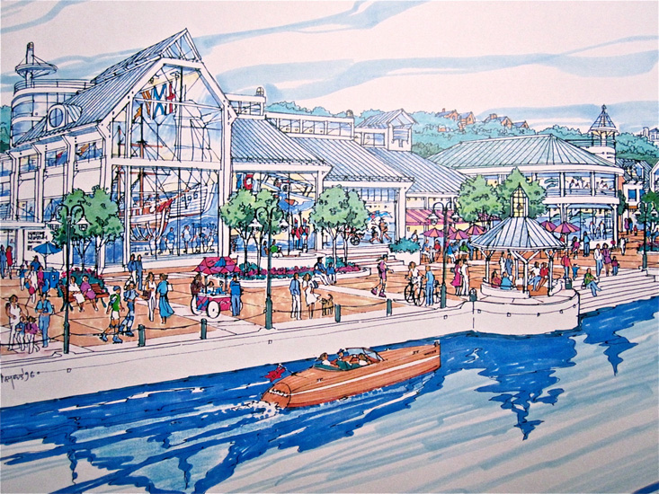 A proposed Museum & waterfront development for Hamilton to showcase the rich history of the Great Lakes area.